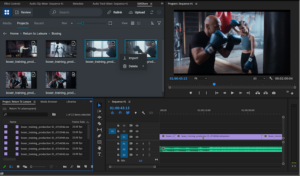 video editing dashboard from EditShare